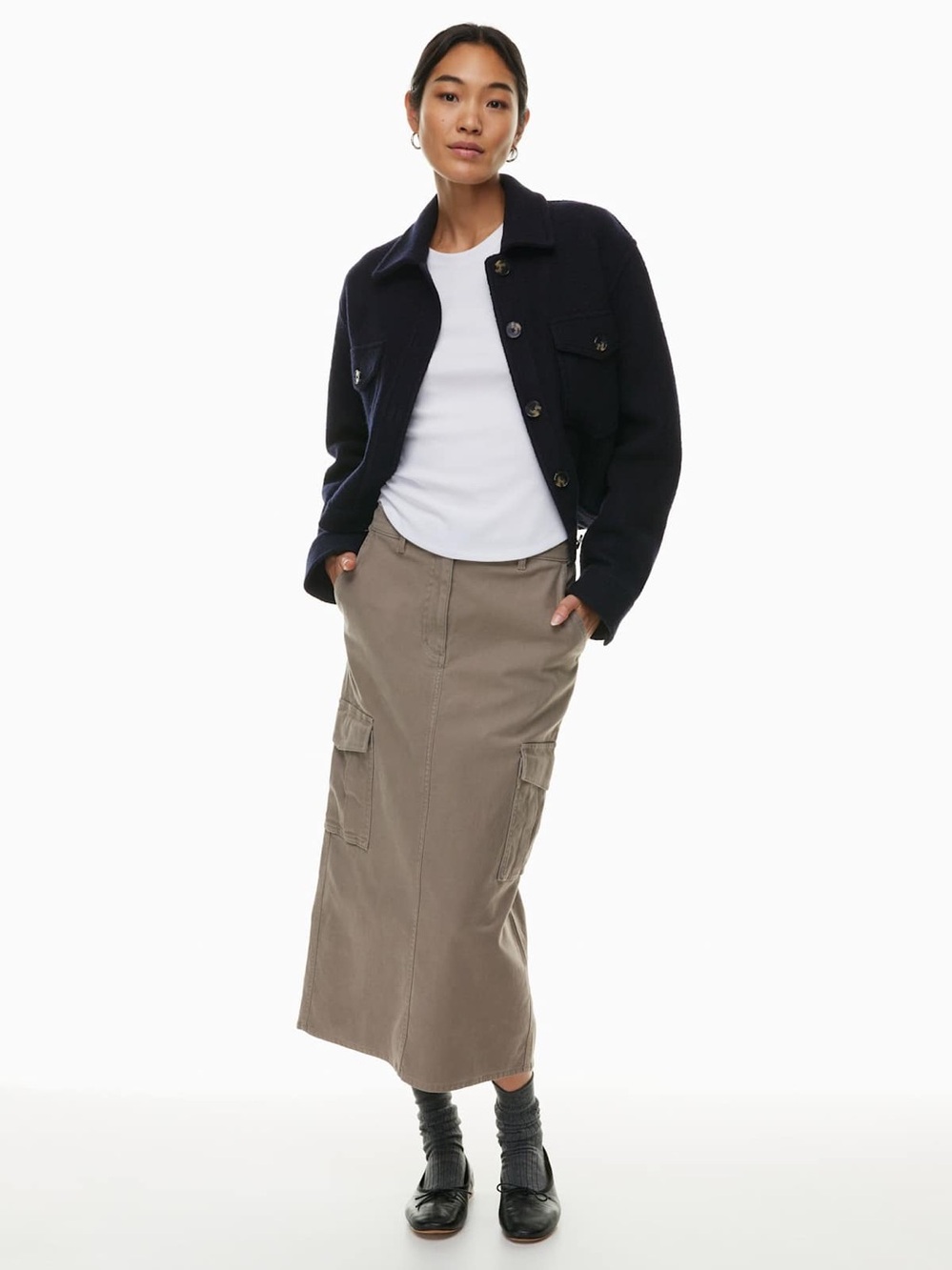 Aritzia Wilfred Free Autumn Shirt Jacket